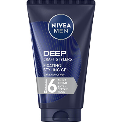 Nivea - Stylingový gel pro lesk vlasů Men (Fixating Styling Gel) 150 ml