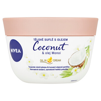Nivea - Tělové suflé s olejem Coconut & Manoi Oil 200 ml