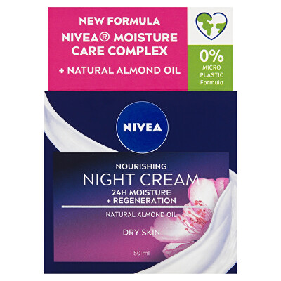 Nivea - Výživný noční krém pro suchou pleť 24H Moisture (Nourishing Night Cream) 50 ml