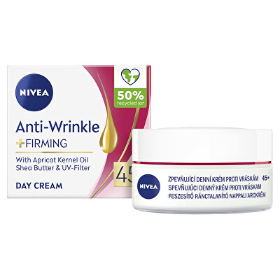 Nivea - Zpevňující denní krém proti vráskám 45+ (Anti-Wrinkle + Firming) 50 ml