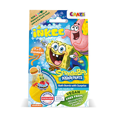 INKEE - Koupelová bomba s překvapením SpongeBob 80 g