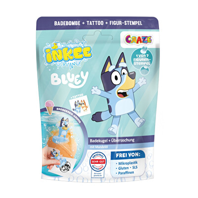 INKEE - Koupelová bomba s překvapením Bluey
