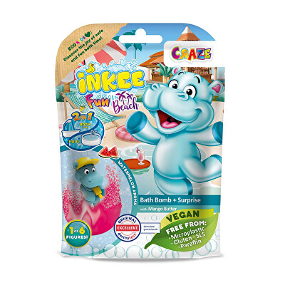 INKEE - Koupelová bomba s překvapením Fun Beach 100 g