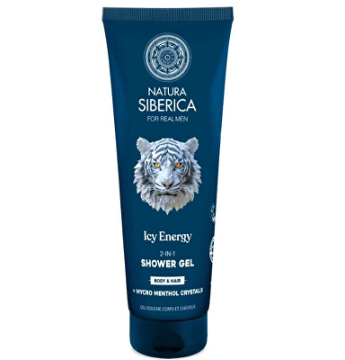 Natura Siberica - Sprchový gel na tělo a vlasy Ledová energie (2in1 Shower Gel) 200 ml