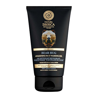 Natura Siberica - Čisticí pleťový gel Men Bear Hug (Awekening Face Washing Gel) 150 ml