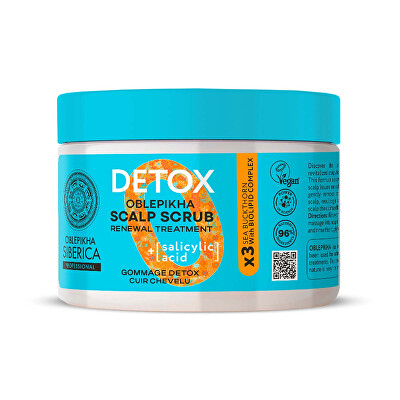 Natura Siberica - Detoxikační peeling pro vlasovou pokožku Oblepikha (Scalp Scrub) 300 ml