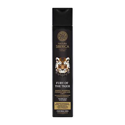 Natura Siberica - Energizující šampon na vlasy a tělo Men Fury Of The Tiger (Energy Shampoo) 250 ml