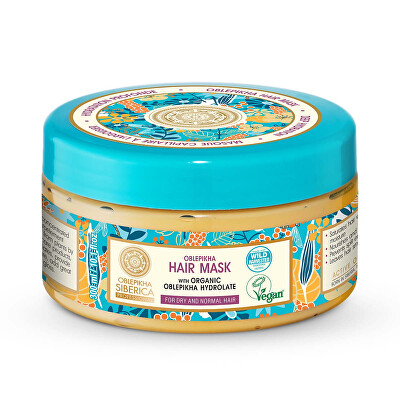 Natura Siberica - Rakytníková hydratační maska pro normální a suché vlasy Oblepikha (Hair Mask) 300 ml