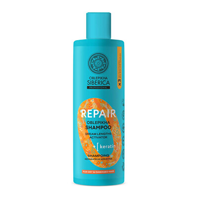 Natura Siberica - Regenerační šampon s keratinem Oblepikha (Repair Shampoo) 400 ml