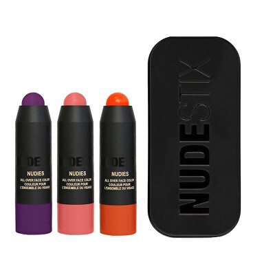 Nudestix - Dárková sada dekorativní kosmetiky Trendy Blush Mini 3 ks