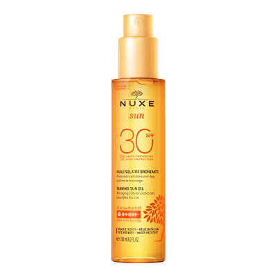 Nuxe - Bronzující olej na opalování na obličej a tělo SPF 30 Sun (Tanning Oil For Face And Body) 150 ml