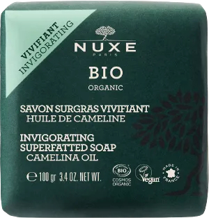 Nuxe - Tuhé mýdlo na obličej a tělo Bio Organic Invigorating (Superfatted Soap) 100 g