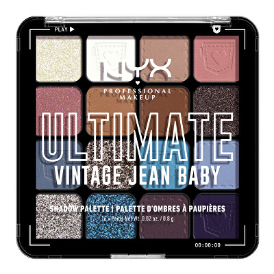NYX Professional Makeup - NYX Professional Makeup Ultimate Shadow Palette Vintage Jean Baby paletka očných tieňov