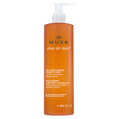 Nuxe - Zvláčňující sprchový gel na tělo i obličej Reve de Miel (Face and Body Ultra-Rich Cleansing Gel) 400 ml