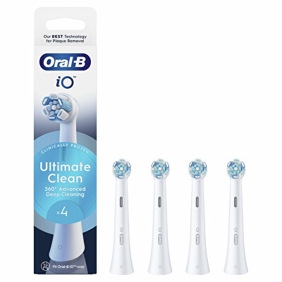 Oral B - Náhradní kartáčkové hlavice Ultimate Clean iO White 4 ks