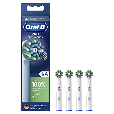 Oral B - Náhradní kartáčkové hlavice Cross Action EB50 4 ks