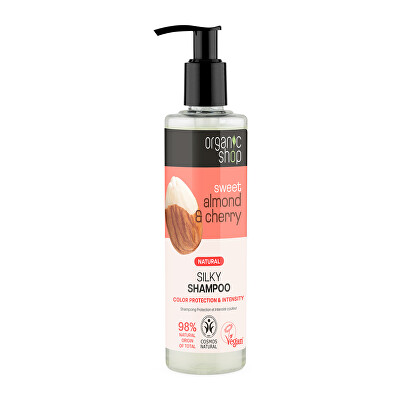 Organic Shop - Hedvábný šampon Mandle a třešeň (Silky Shampoo) 280 ml
