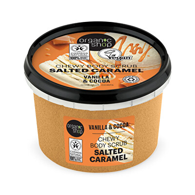 Organic Shop - Hustý tělový peeling Slaný karamel (Body Scrub) 250 ml