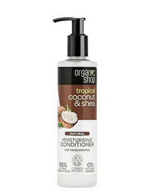 Organic Shop - Hydratační kondicionér Kokos a bambucké máslo (Moisturising Conditioner) 280 ml