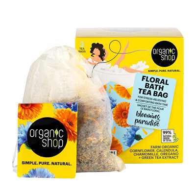 Organic Shop - Sáčky do koupele Květinový ráj (Bath Tea Bag) 3 x 50 g