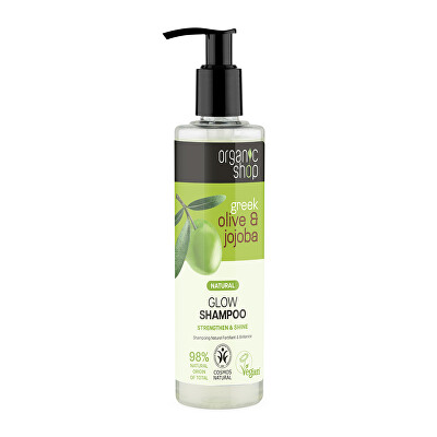 Organic Shop - Šampon pro zářivý lesk vlasů Oliva a jojoba (Glow Shampoo) 280 ml