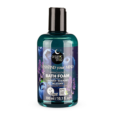 Organic Shop - Zázračná pěna do koupele Unwind Your Mind (Bath Foam) 300 ml