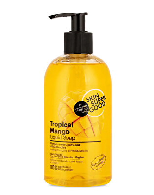 Organic Shop - Tekuté mýdlo Tropické mango Skin Super Good (Liquid Soap) 500 ml