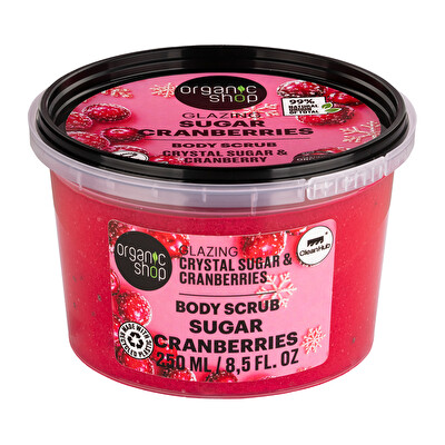 Organic Shop - Telový peeling Sugar Cranberries Body Scrub 250 ml
