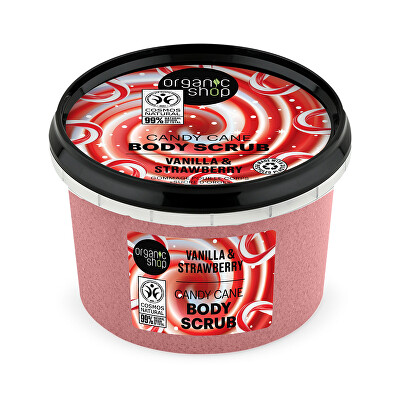 Organic Shop - Tělový peeling Cukrová hůlka (Body Scrub) 250 ml