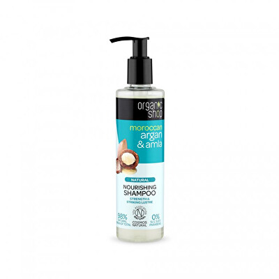 Organic Shop - Vyživující šampon Moroccan Argan & Amla (Nourishing Shampoo) 280 ml