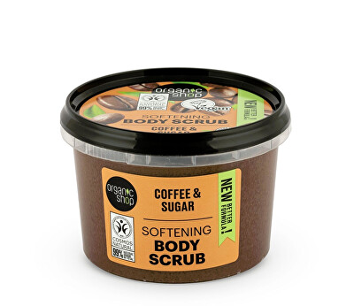 Organic Shop - Zjemňující tělový peeling Káva a cukr (Softening Body Scrub) 250 ml