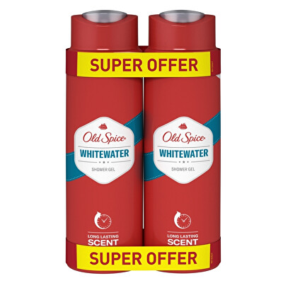 Old Spice - Sprchový gel WhiteWater Duo 2 x 400 ml