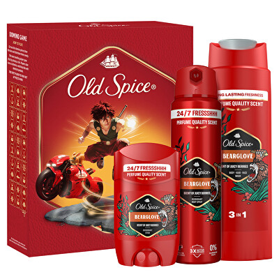 Old Spice - Dárková sada s dominem BearGlove
