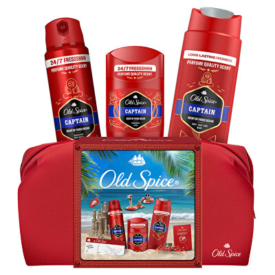 Old Spice - Dárková sada s kosmetickou taškou Captain