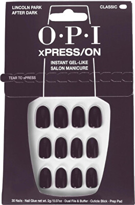 OPI - Gelové nehty xPRESS/ON (Press On Nails - Lincoln Park After Dark)