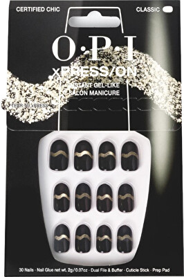 OPI - Gelové nehty xPRESS/ON (Press On Nails – Certified Chic)