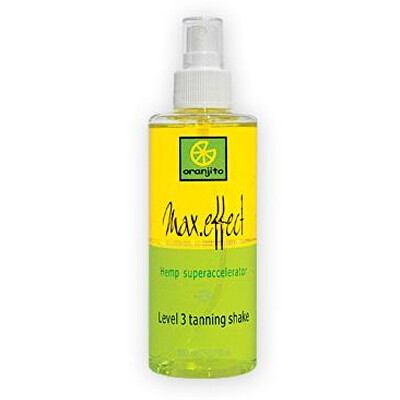 Oranjito - Dvousložkový opalovací sprej do solária Level 3 (Hemp Superaccelerator) 200 ml