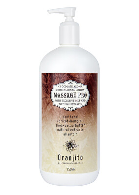 Oranjito - Masážní mléko Čokoláda (Massage Pro Chocolate Professional Lotion) 750 ml