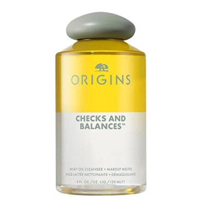 Origins - Dvoufázový odličovač make-upu Checks and Balances™ (Milky Oil Cleanser with Rice Oil and Squalane) 150 ml
