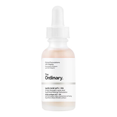 The Ordinary - Exfoliační sérum Lactic Acid 10% + HA (Superficial Peeling Serum) 30 ml