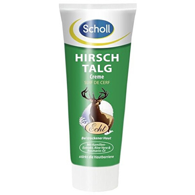 Scholl - Bylinný krém pro suchou pokožku nohou i rukou Hirsch Talg (Cream) 100 ml