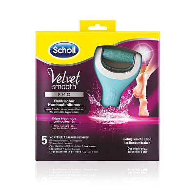 Scholl - Elektrický pilník na chodidla do vody Velvet Smooth Pro (Wet And Dry)