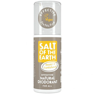 Salt Of The Earth - Přírodní deodorant ve spreji s ambrou a santalem (Natural Deodorant) 100 ml