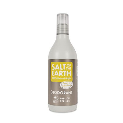 Salt Of The Earth - Náhradní náplň do přírodního kuličkového deodorantu Amber & Santalwood (Deo Roll-on Refills) 525 ml