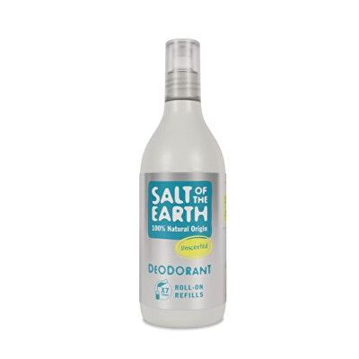 Salt Of The Earth - Náhradní náplň do přírodního kuličkového deodorantu Unscented (Deo Roll-on Refills) 525 ml
