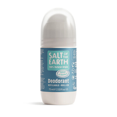 Salt Of The Earth - Přírodní kuličkový deodorant Ocean & Coconut Deo Roll-on 75 ml