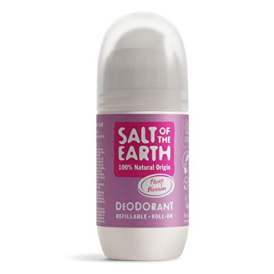 Salt Of The Earth - Přírodní kuličkový deodorant Peony Blossom (Deo Roll-on) 75 ml