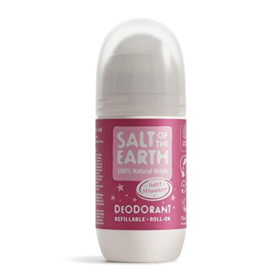 Salt Of The Earth - Přírodní kuličkový deodorant Sweet Strawberry (Deo Roll-on) 75 ml
