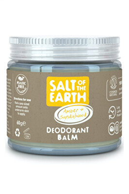 Salt Of The Earth - Přírodní minerální deodorant Amber & Sandalwood (Deodorant Balm) 60 g