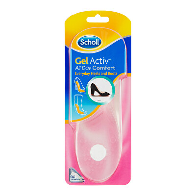 Scholl - Vložky do bot s podpatkem GelActiv All Day Comfort 1 pár